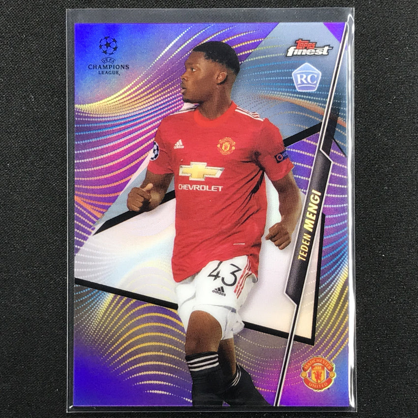 2020-21 Finest Uefa Champions League Teden Mengi Rookie Purple 18/250
