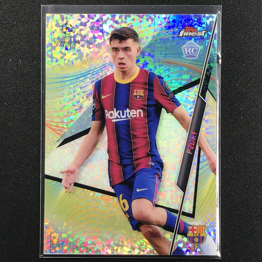 2020-21 Finest Uefa Champions League Pedri Rookie Speckle 90/175