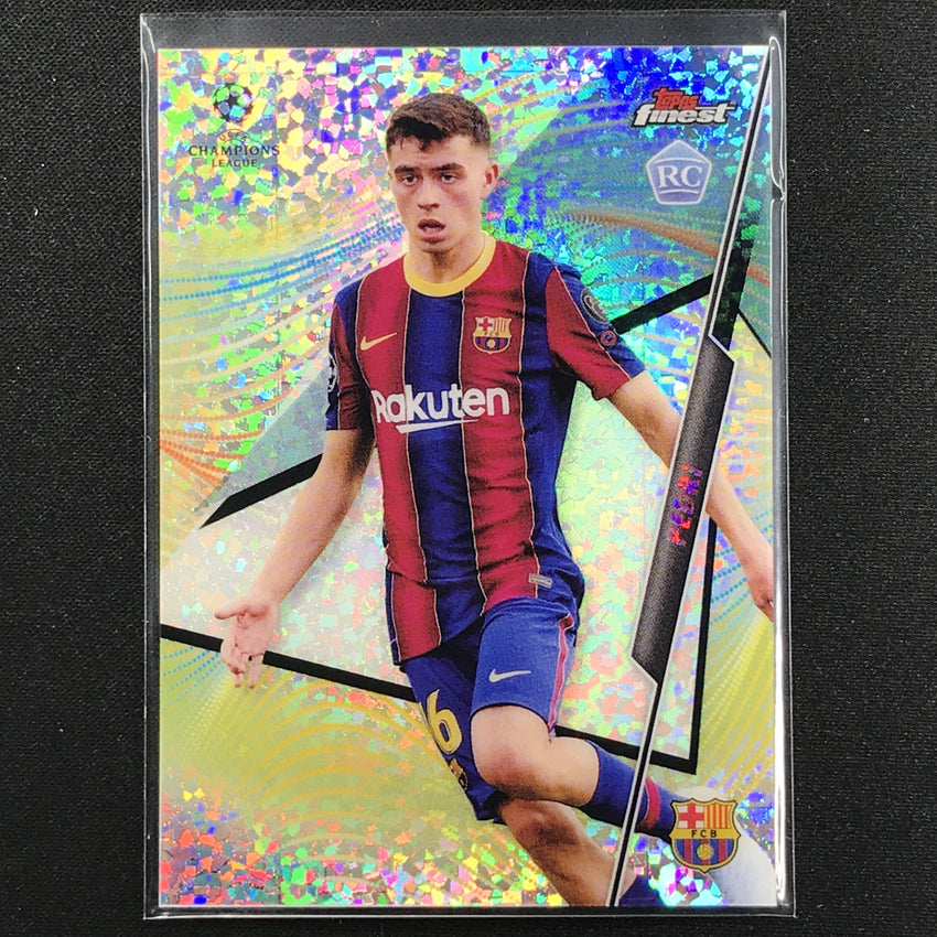 2020-21 Finest Uefa Champions League Pedri Rookie Speckle 114/125