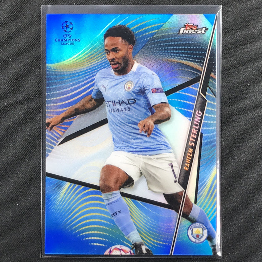 2020-21 Finest Uefa Champions League Raheem Sterling Blue 13/150