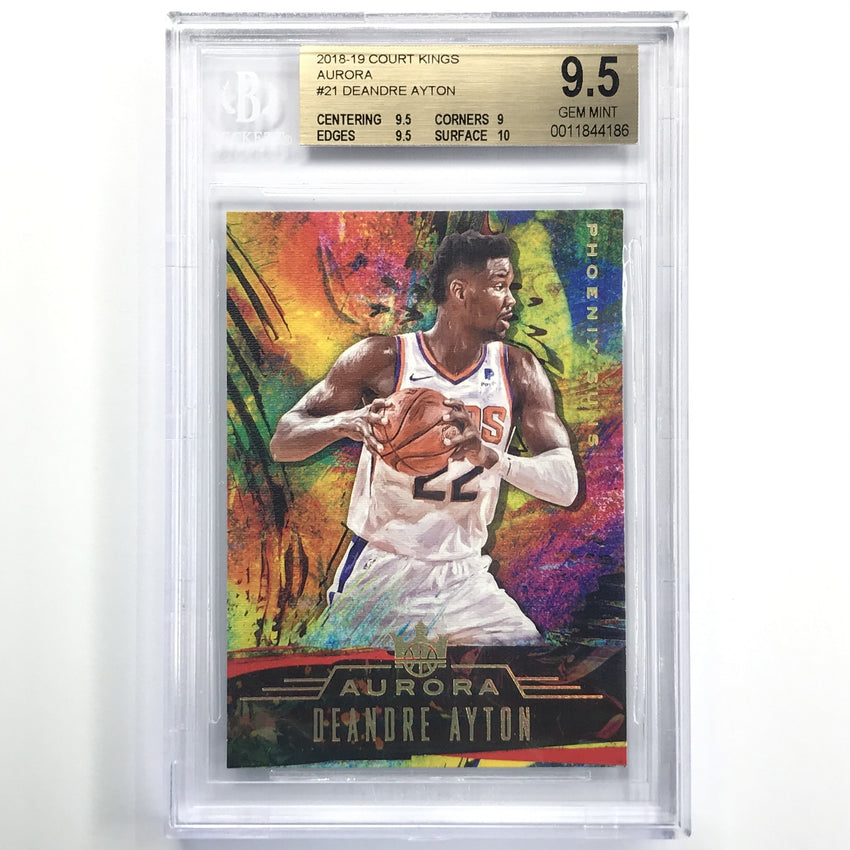 2018-19 Court Kings Deandre Ayton Aurora Rookie Sp No 21 BGS 9.5 186