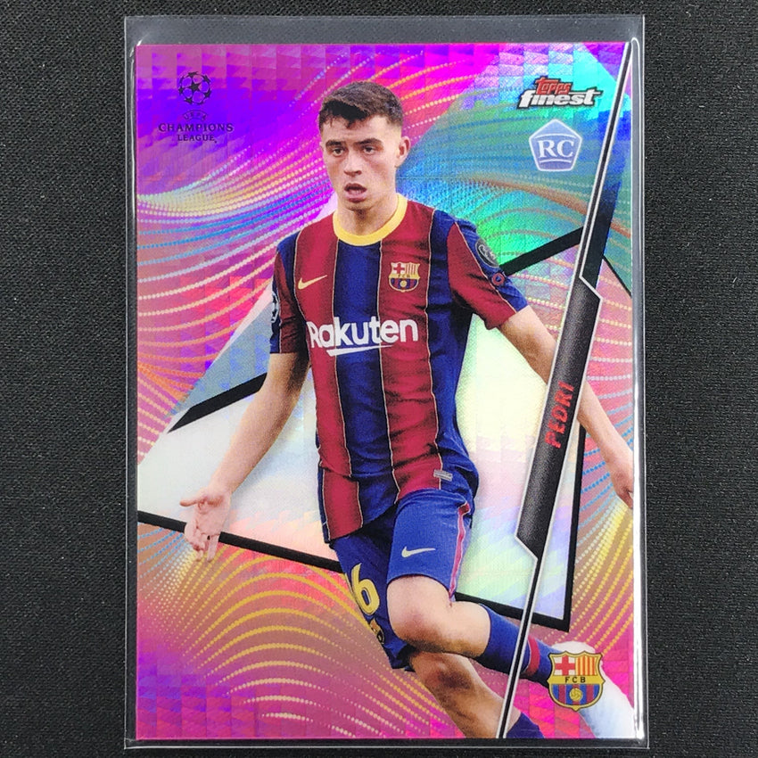2020-21 Finest Uefa Champions League Pedri Rookie Pink 50/125