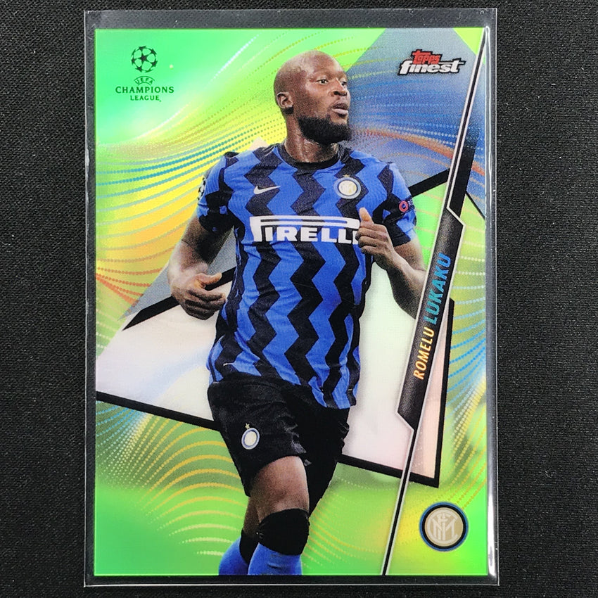 2020-21 Finest Uefa Champions League Romelu Lukaku Neon Green 15/99