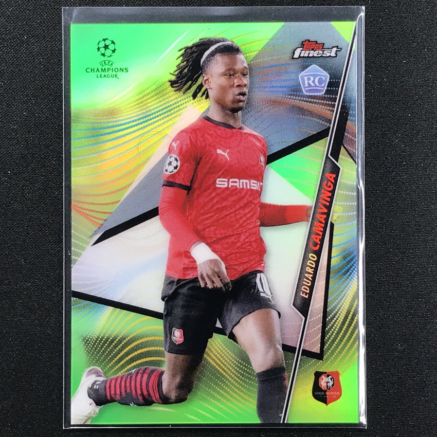 2020-21 Finest Uefa Champions League Eduardo Camavinga Rookie Neon Green 15/99