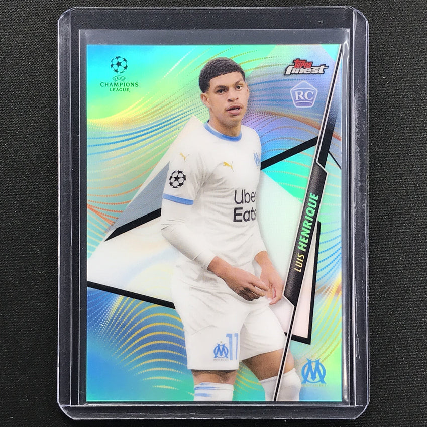 2020-21 Finest Uefa Champions League Luis Henrique Rookie Aqua 6/75