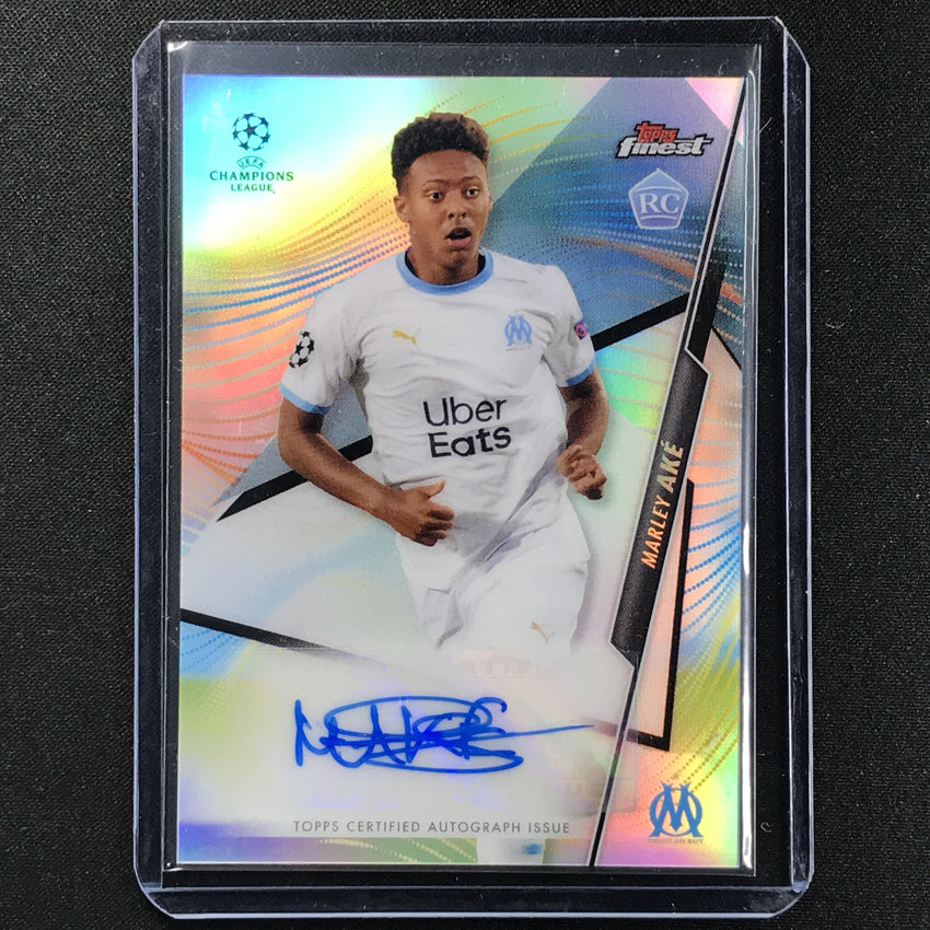 2020-21 Finest Uefa Champions League Marley Ake Rookie Refractor Auto No Ma