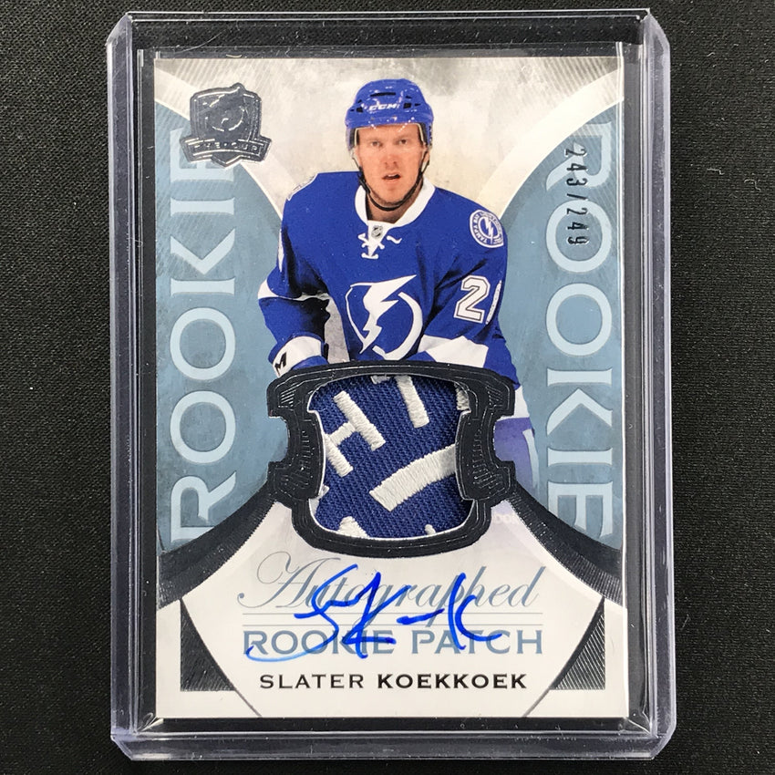 2015-16 The Cup Slater Koekkoek Rookie Patch Autographs 243/249