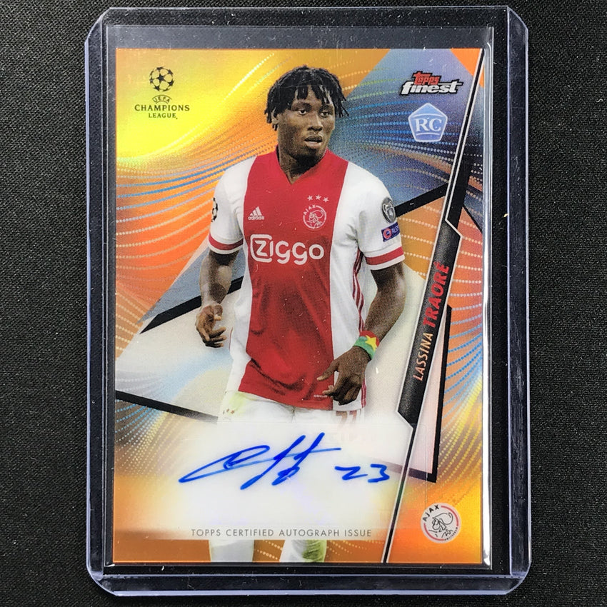 2020-21 Finest Uefa Champions League Lassina Traore Rookie Orange Auto 21/25