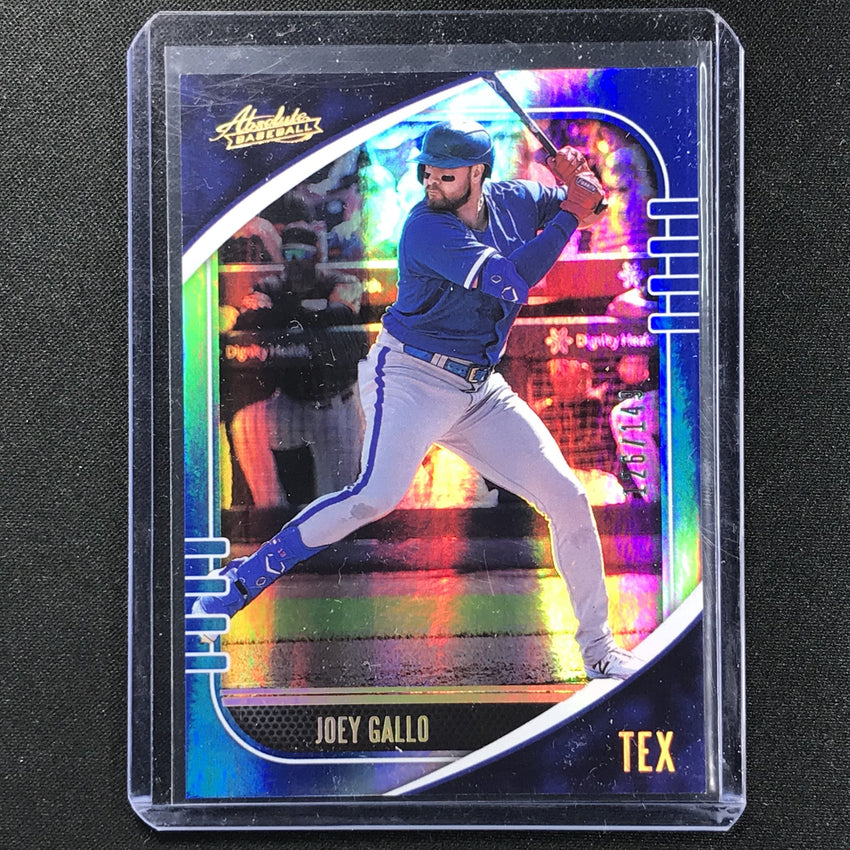 2021 Absolute Joey Gallo Base Spectrum Blue 126/149