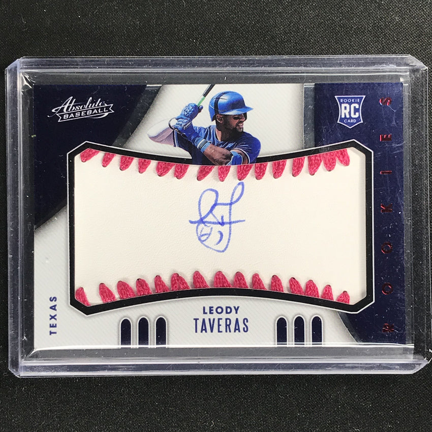2021 Absolute Leody Taveras Rookie Baseball Material Auto Pink 31/35