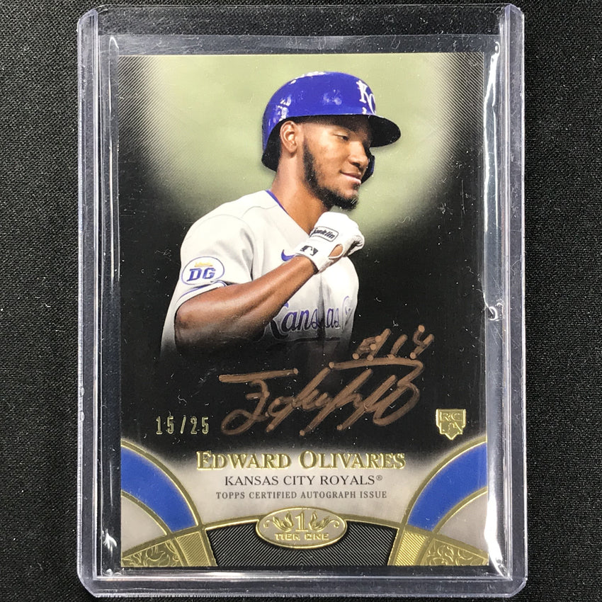 2021 Tier One Edward Olivares Break Out Rookie Auto Bronze Ink 15/25