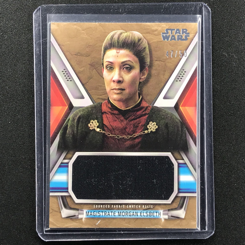 2021 Star Wars The Mandalorian Season 2 MAGISTRATE MORGAN ELSBETH Relic 47/50