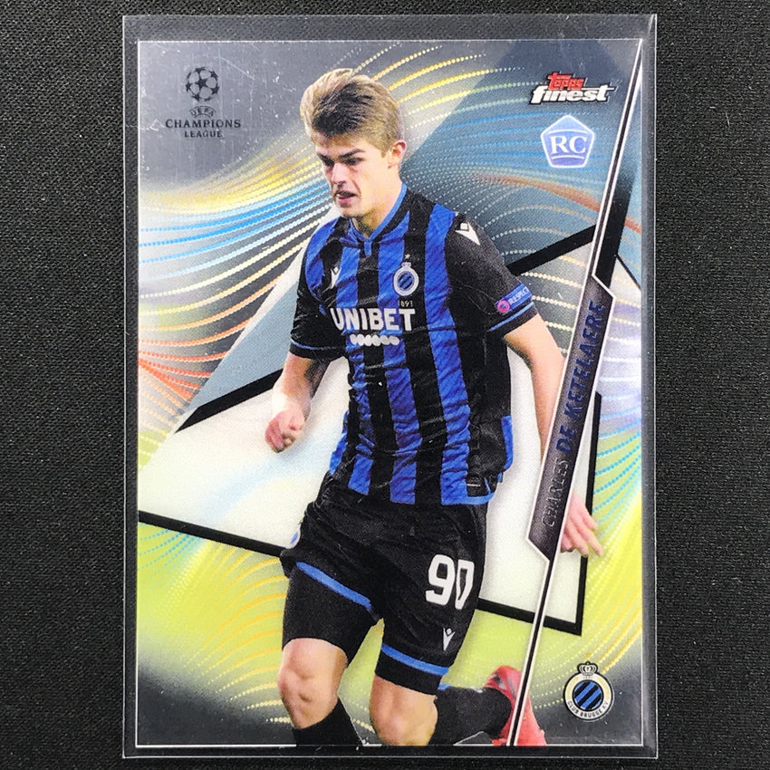 2020-21 Finest UEFA Champions League CHARLES DE KETELAERE Rookie Base #54