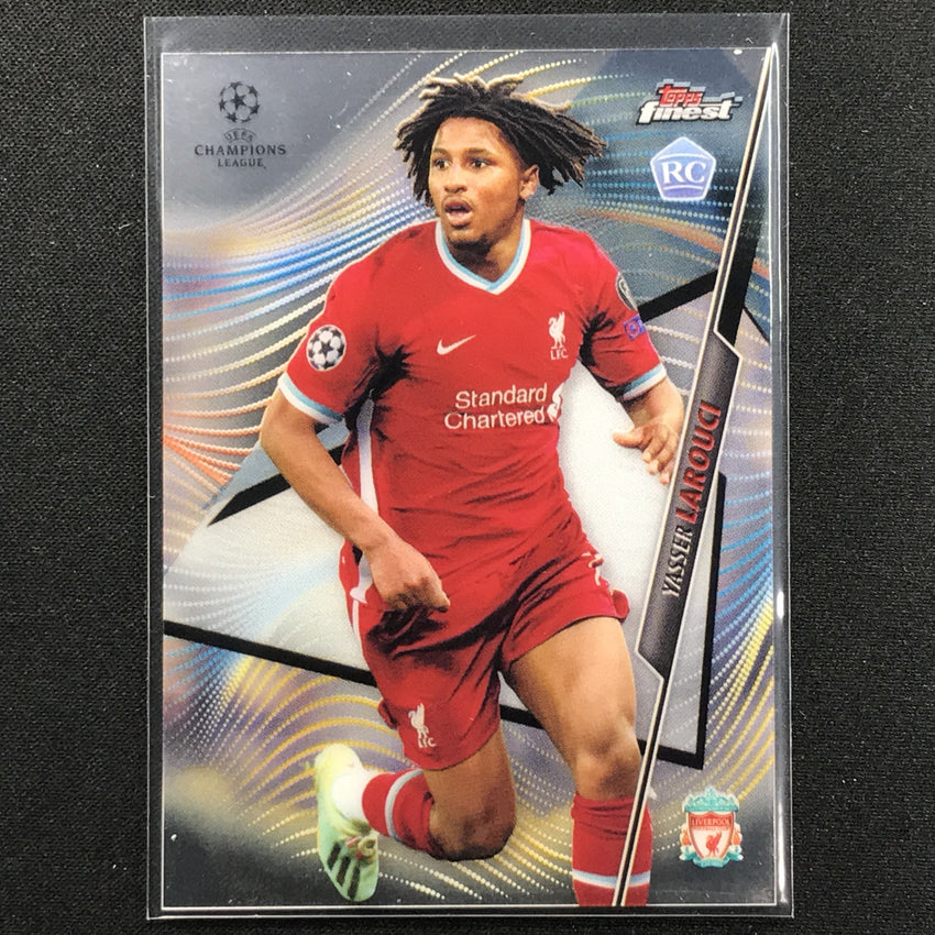 2020-21 Finest UEFA Champions League YASSER LAROUCI Rookie Base #28