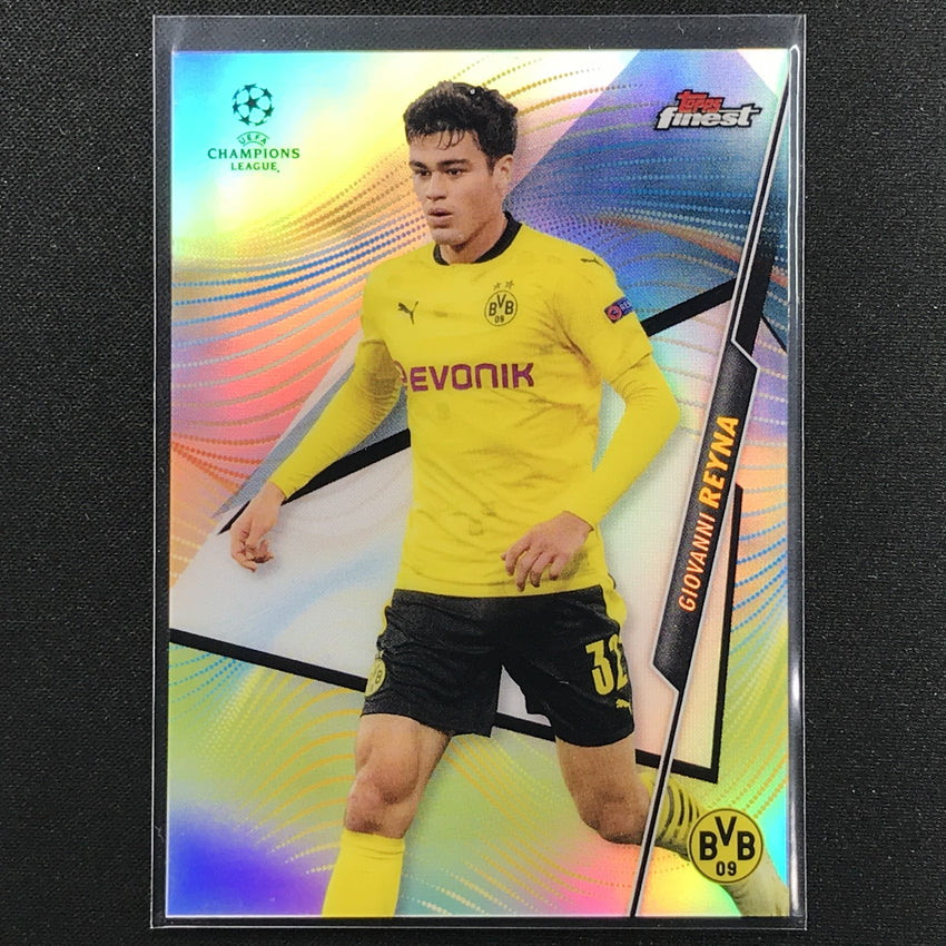 2020-21 Finest UEFA Champions League GIOVANNI REYNA Base Refractor #55