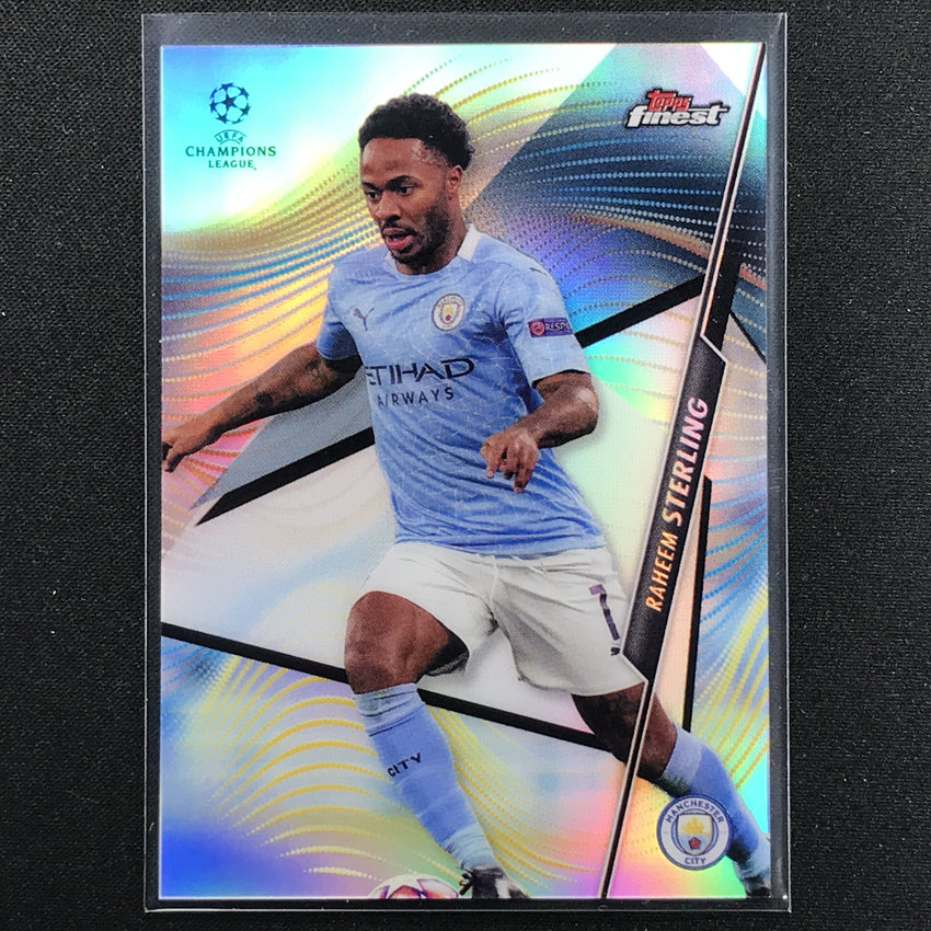 2020-21 Finest UEFA Champions League RAHEEM STERLING Base Refractor #74