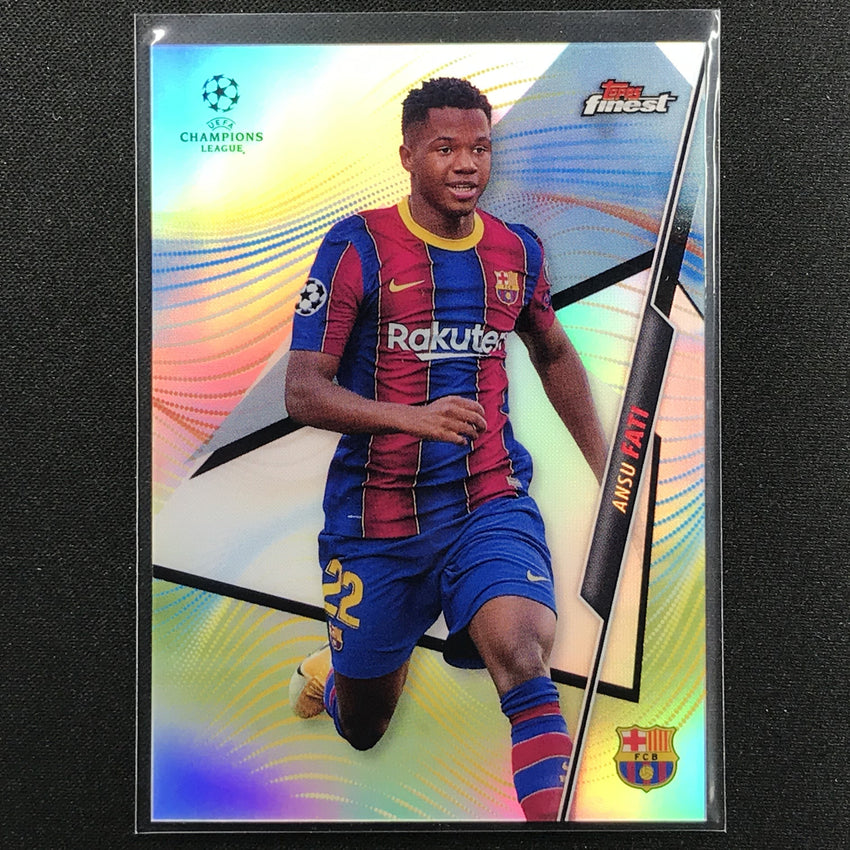 2020-21 Finest UEFA Champions League ANSU FATI Base Refractor #47