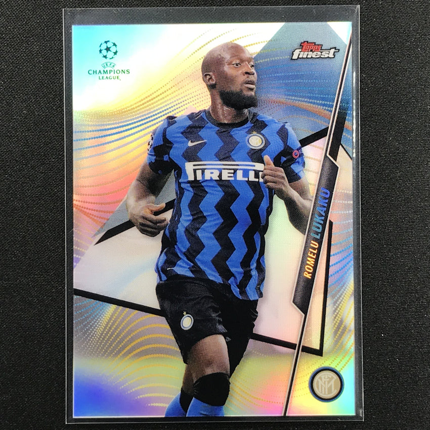 2020-21 Finest UEFA Champions League ROMELU LUKAKU Base Refractor #81