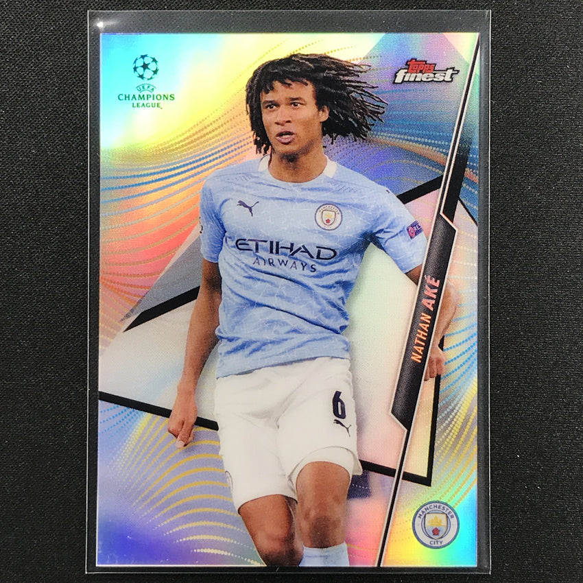 2020-21 Finest UEFA Champions League NATHAN AKE Base Refractor #77