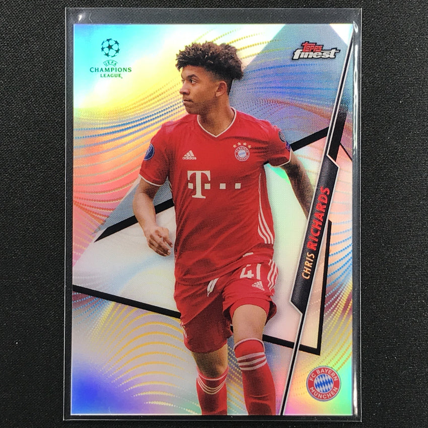 2020-21 Finest UEFA Champions League CHRIS RICHARDS Base Refractor #27