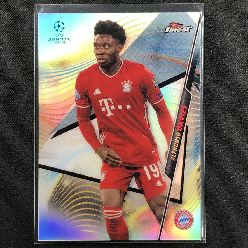 2020-21 Finest UEFA Champions League ALPHONSO DAVIES Base Refractor #69