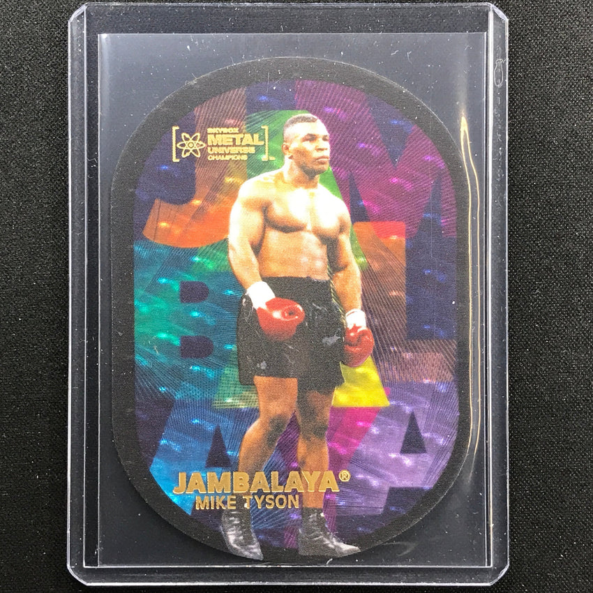 2022 Metal Universe Champions Mike Tyson Jambalaya Die-cut Ssp No 4