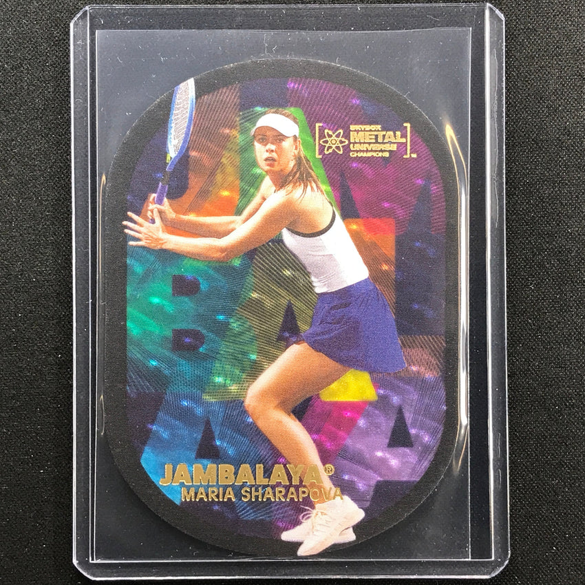 2022 Metal Universe Champions Maria Sharapova Jambalaya Die-cut Ssp No 12