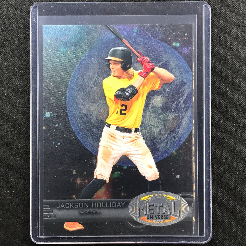 2022 Metal Universe Champions Jackson Holliday 1997-98 Retro Universe Ssp No 10