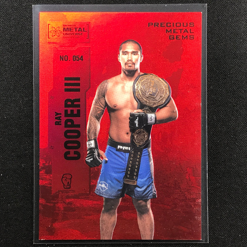 2022 Metal Universe Champions Ray Cooper Iii Precious Metal Gems Pmg Red 80/100