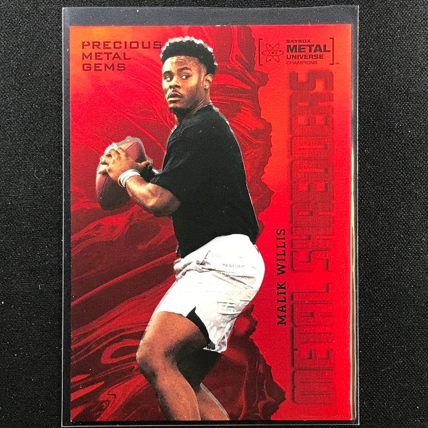 2022 Metal Universe Champions Malik Willis Precious Metal Gems Pmg Red 33/100