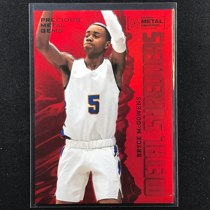 2022 Metal Universe Champions Bryce Mcgowens Precious Metal Gems Pmg Red 20/100