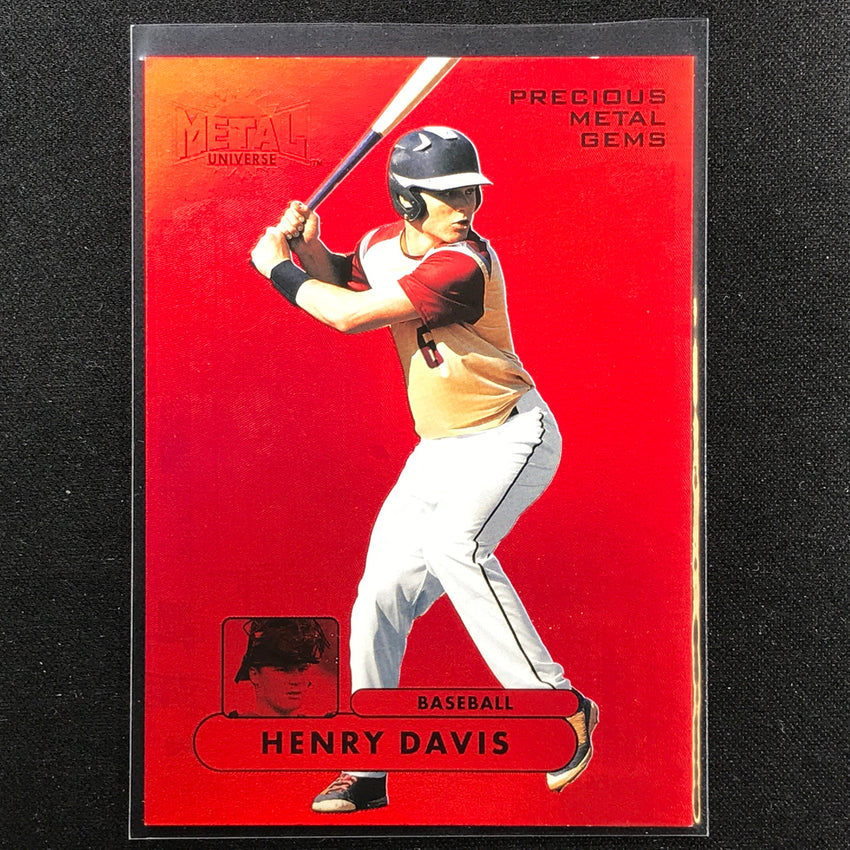 2022 Metal Universe Champions Henry Davis Precious Metal Gems Pmg Red 42/100