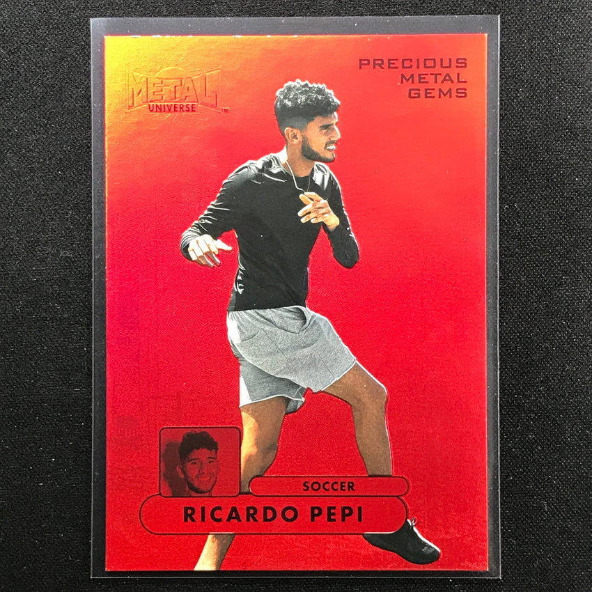 2022 Metal Universe Champions Ricardo Pepi Precious Metal Gems Pmg Red 15/100