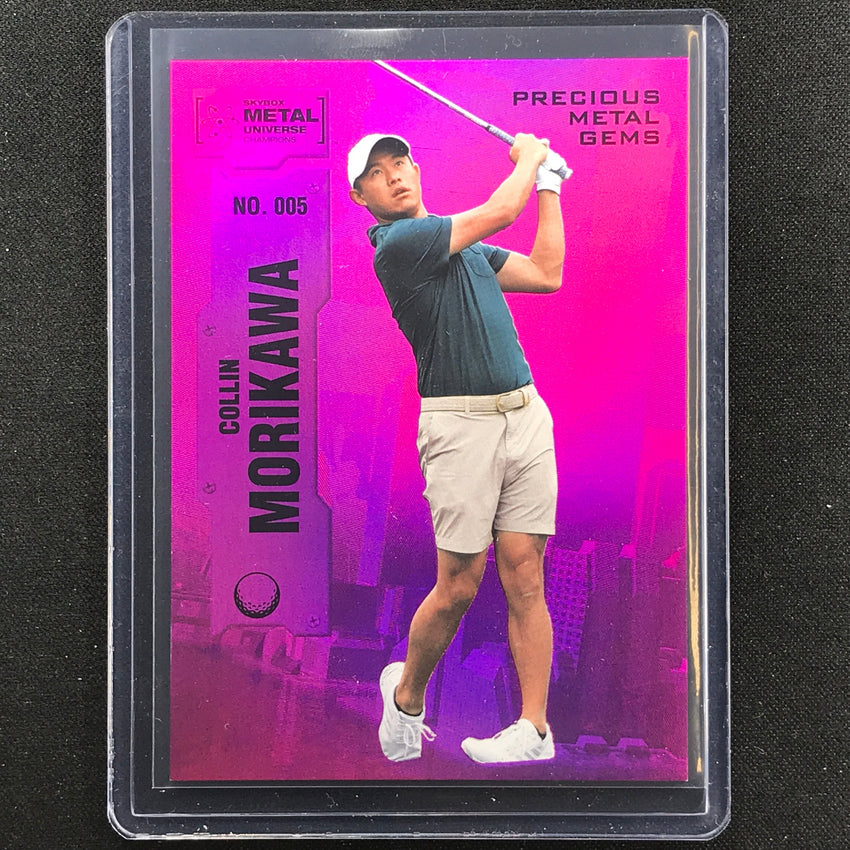 2022 Metal Universe Champions Collin Morikawa Precious Metal Gems Pmg Pink 44/75