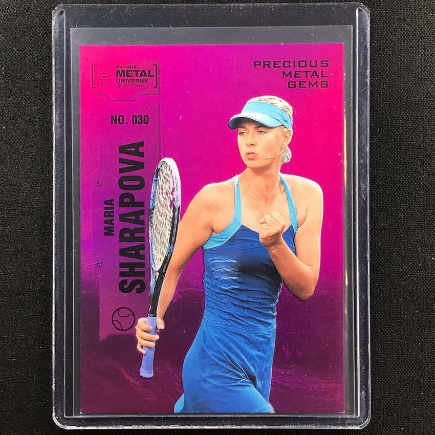 2022 Metal Universe Champions Maria Sharapova Precious Metal Gems Pmg Pink 52/75