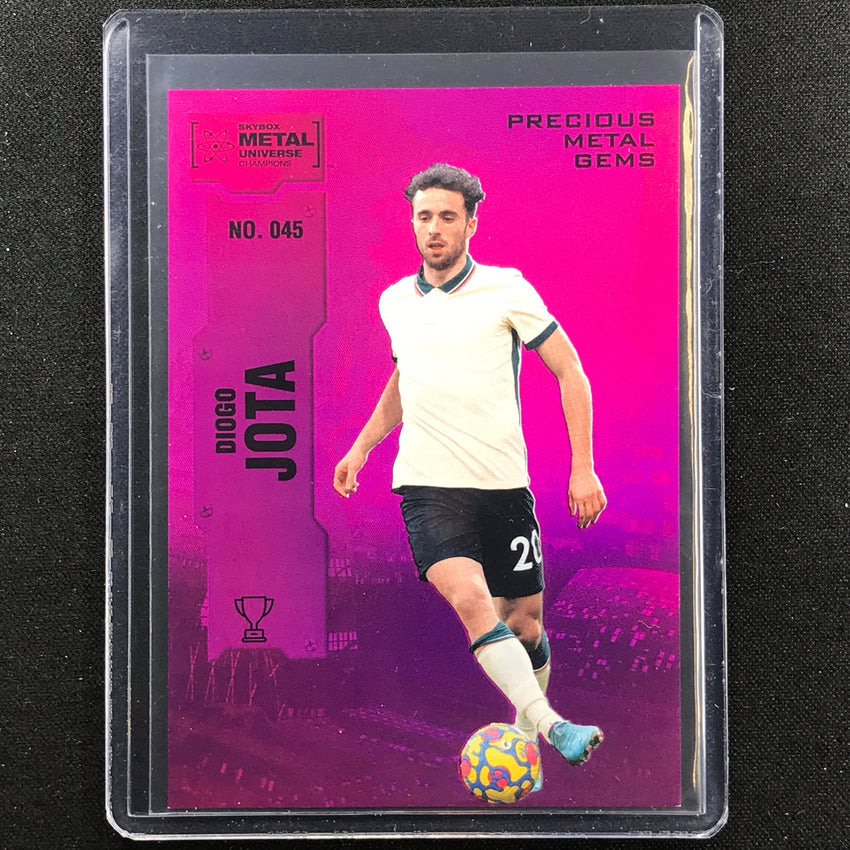 2022 Metal Universe Champions Diogo Jota Precious Metal Gems Pmg Pink 12/75