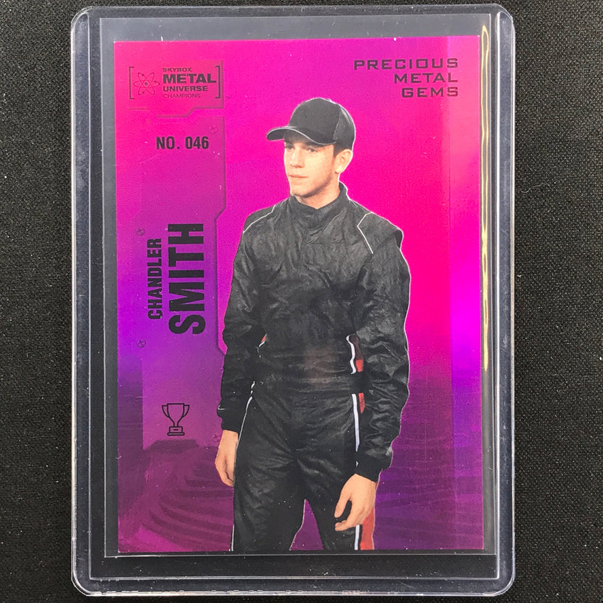 2022 Metal Universe Champions Chandler Smith Precious Metal Gems Pmg Pink 41/75