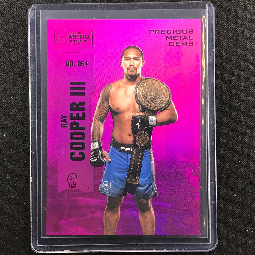 2022 Metal Universe Champions Ray Cooper Iii Precious Metal Gems Pmg Pink 38/75