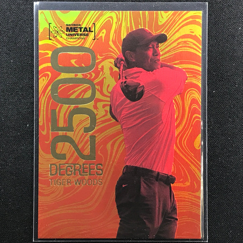 2022 Metal Universe Champions TIGER WOODS 2500 Degrees Base #10