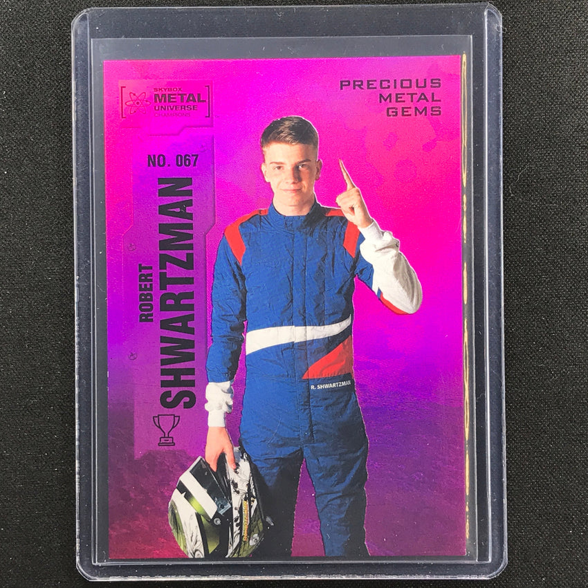 2022 Metal Universe Champions Robert Shwartzman Precious Gems Pmg Pink 68/75