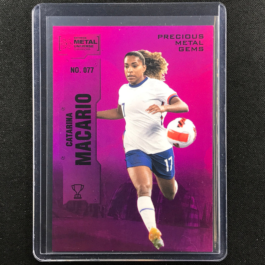 2022 Metal Universe Champions Catarina Macario Precious Gems Pmg Pink 58/75