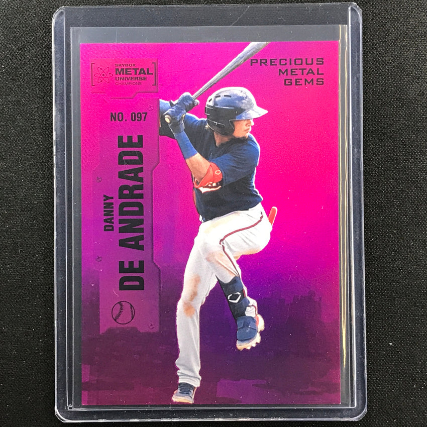 2022 Metal Universe Champions Danny De Andrade Precious Gems Pmg Pink 50/75