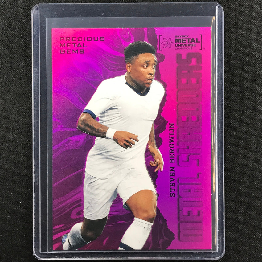 2022 Metal Universe Champions Steven Bergwijn Precious Metal Gems Pmg Pink 9/75