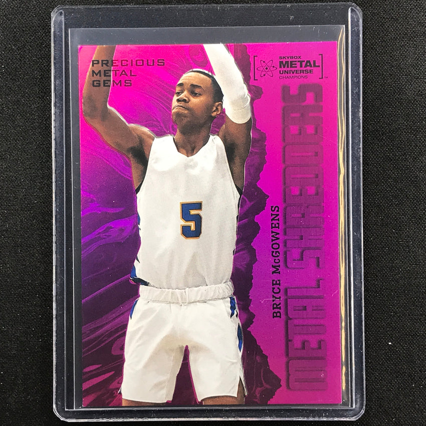 2022 Metal Universe Champions Bryce Mcgowens Precious Metal Gems Pmg Pink 40/75