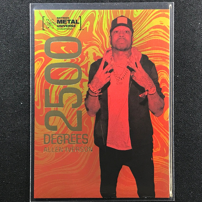 2022 Metal Universe Champions ALLEN IVERSON 2500 Degrees Base #12