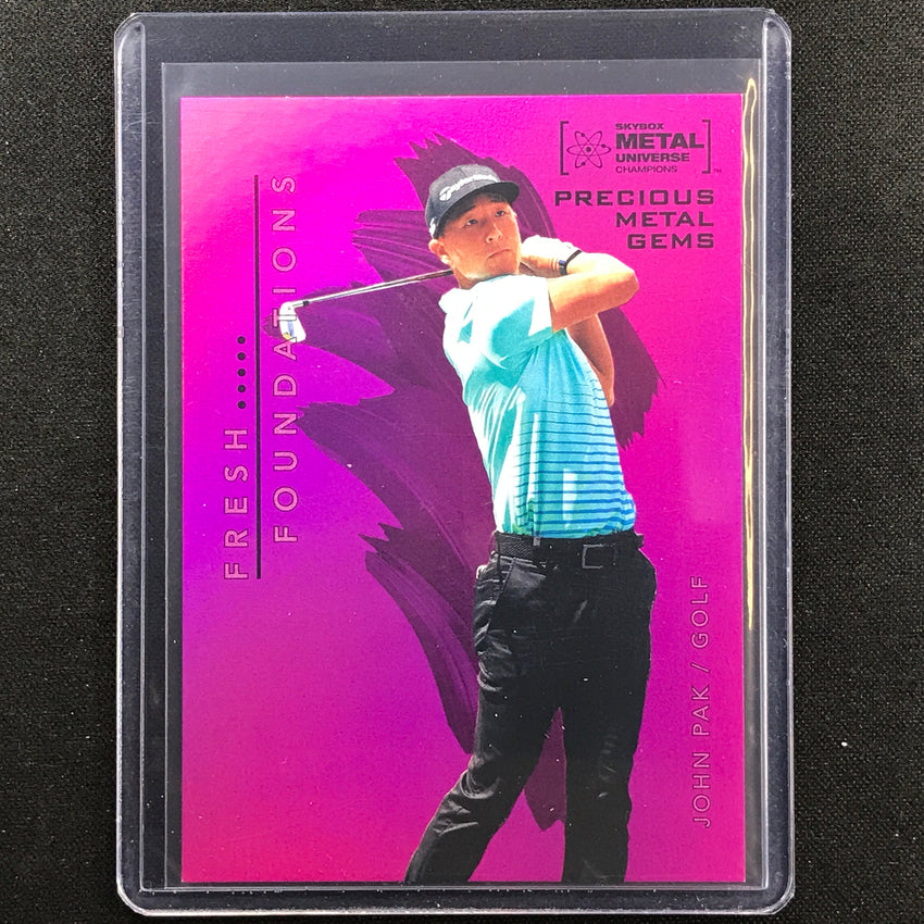 2022 Metal Universe Champions John Pak Precious Metal Gems Pmg Pink 69/75