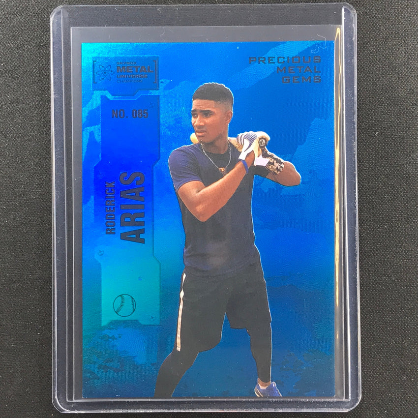 2022 Metal Universe Champions Roderick Arias Precious Metal Gems Pmg Blue 14/50