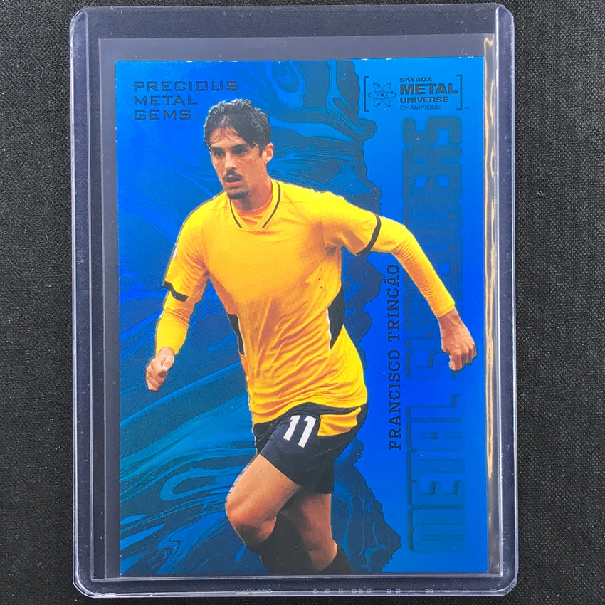 2022 Metal Universe Champions Francisco Trincao Precious Gems Pmg Blue 15/50