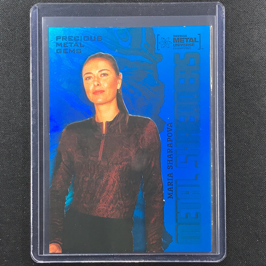 2022 Metal Universe Champions Maria Sharapova Precious Metal Gems Pmg Blue 36/50