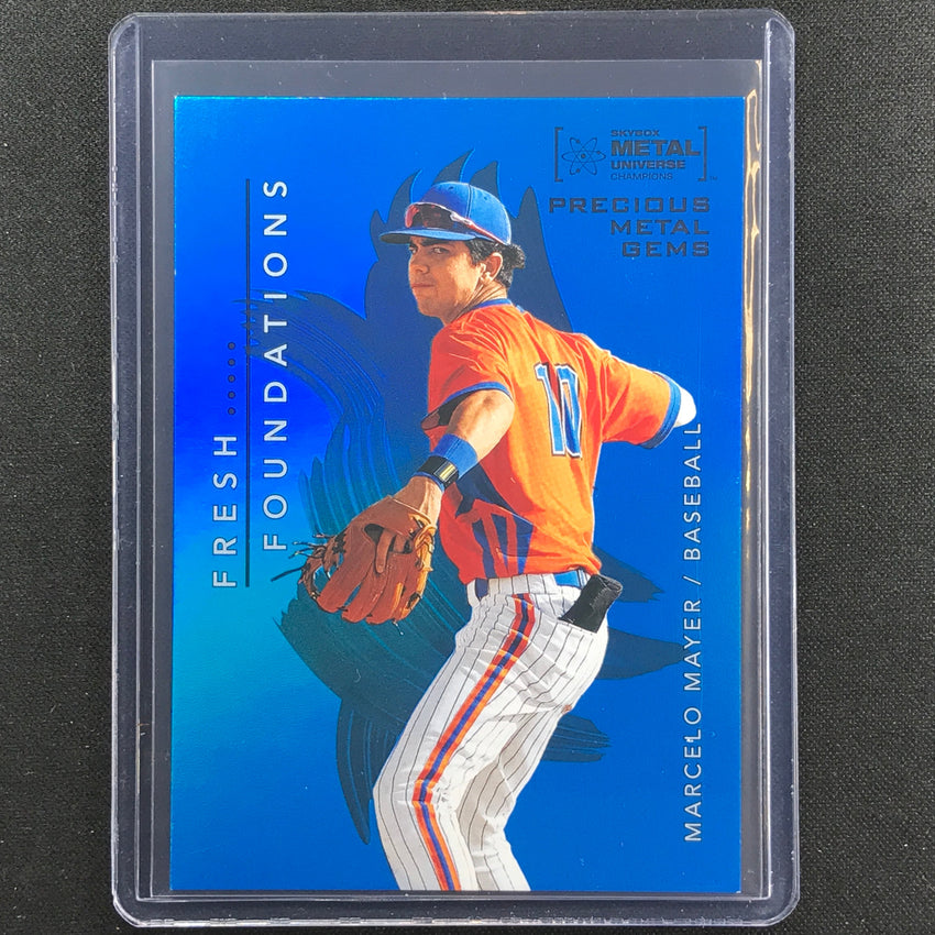 2022 Metal Universe Champions Marcelo Mayer Precious Metal Gems Pmg Blue 47/50